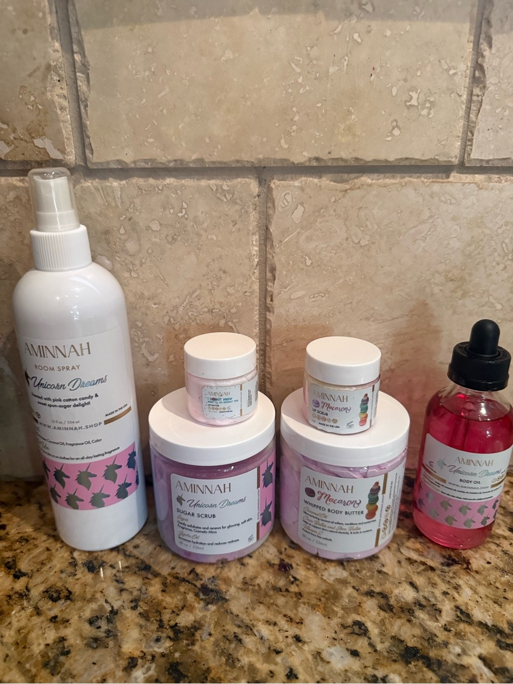 AMINNAH  Bath & Body Set - limited edtifion